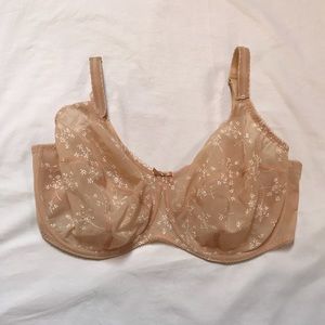 Fantasie Bra size 40GG peach color